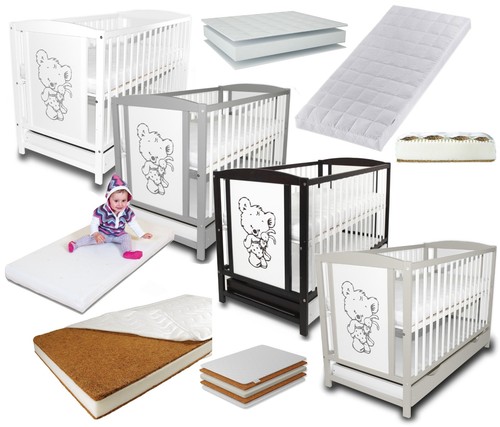 Babybett gitterbett 120x60cm - babybett, 4
