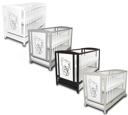 Babybett gitterbett 120x60cm - gitterbett,