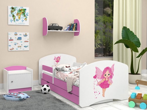 Kinderbett für mädchen mit - kinderbett,