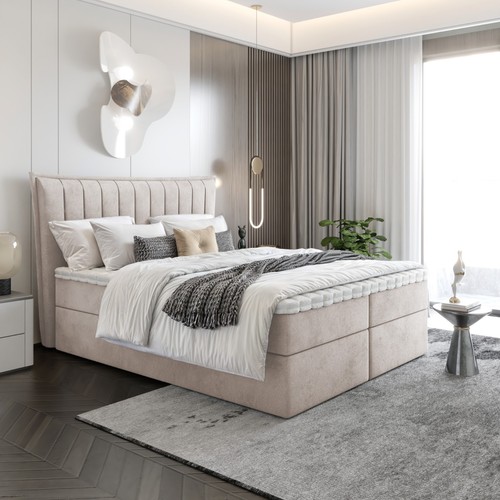 Bett boxspringbett luma - luma, mit