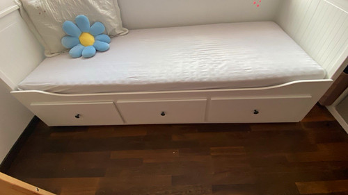 Weißes einzel doppelbett - weißes, einzel-/doppelbett